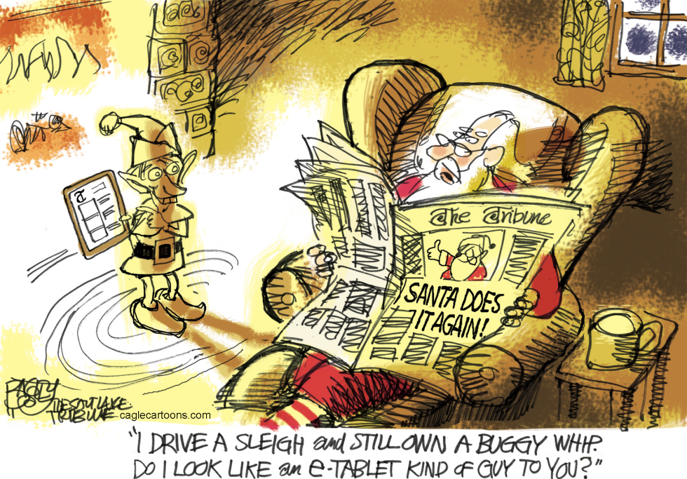 Luddite Santa