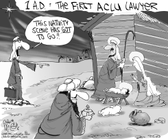 MERRY CHRISTMAS ACLU by Gary McCoy