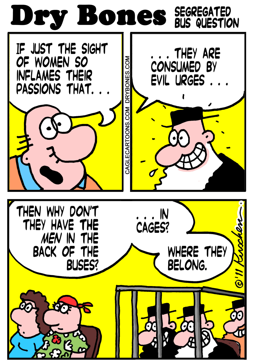  SEGREGATED BUSES by Yaakov Kirschen