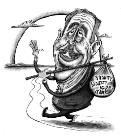 GOODBYE VACLAV HAVEL by Brian Adcock