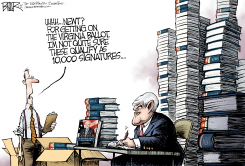 NEWT SIGNATURES  by Nate Beeler