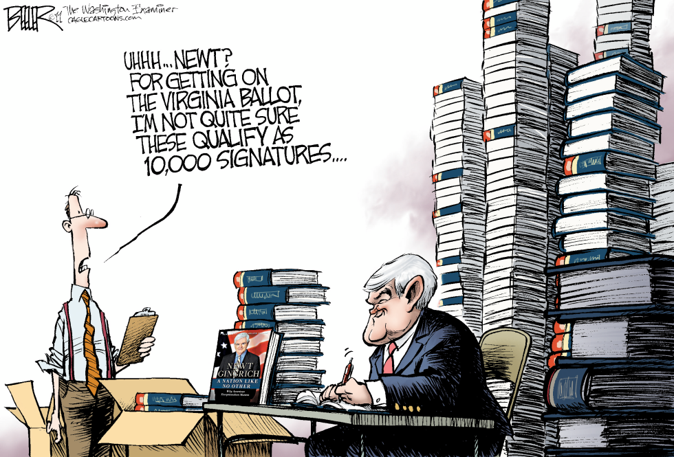  NEWT SIGNATURES by Nate Beeler