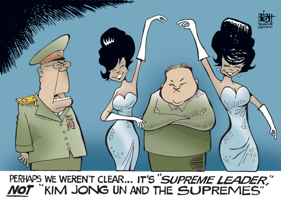 KIM JONG UN AND THE SUPREMES, COLOR