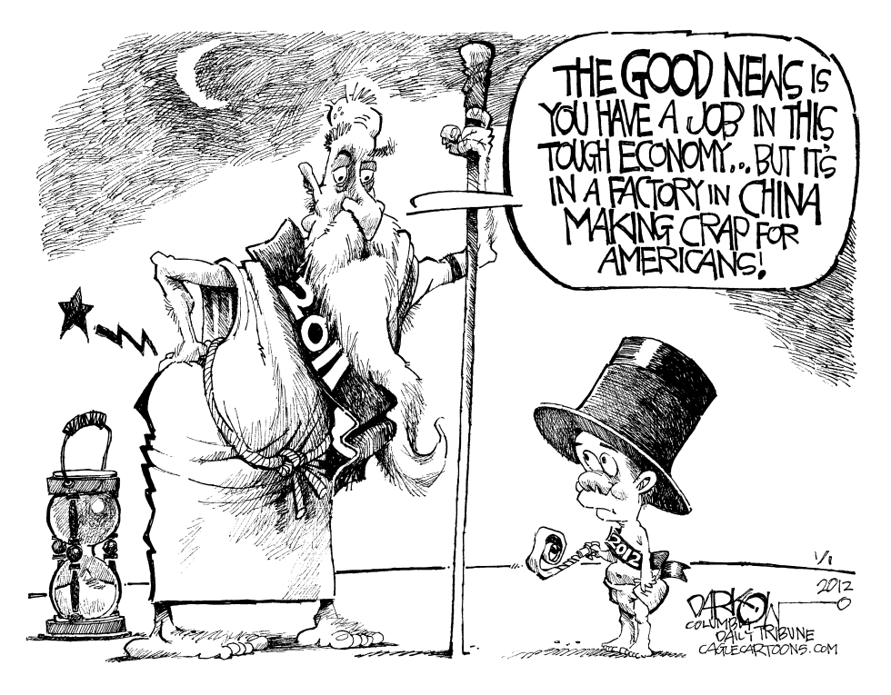 New Years Babys New Job