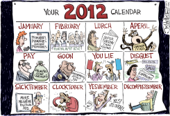 YOUR 2012 CALENDAR by Joe Heller