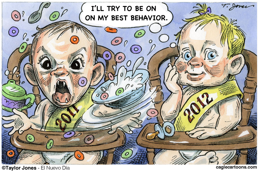New Year babies - COLOR