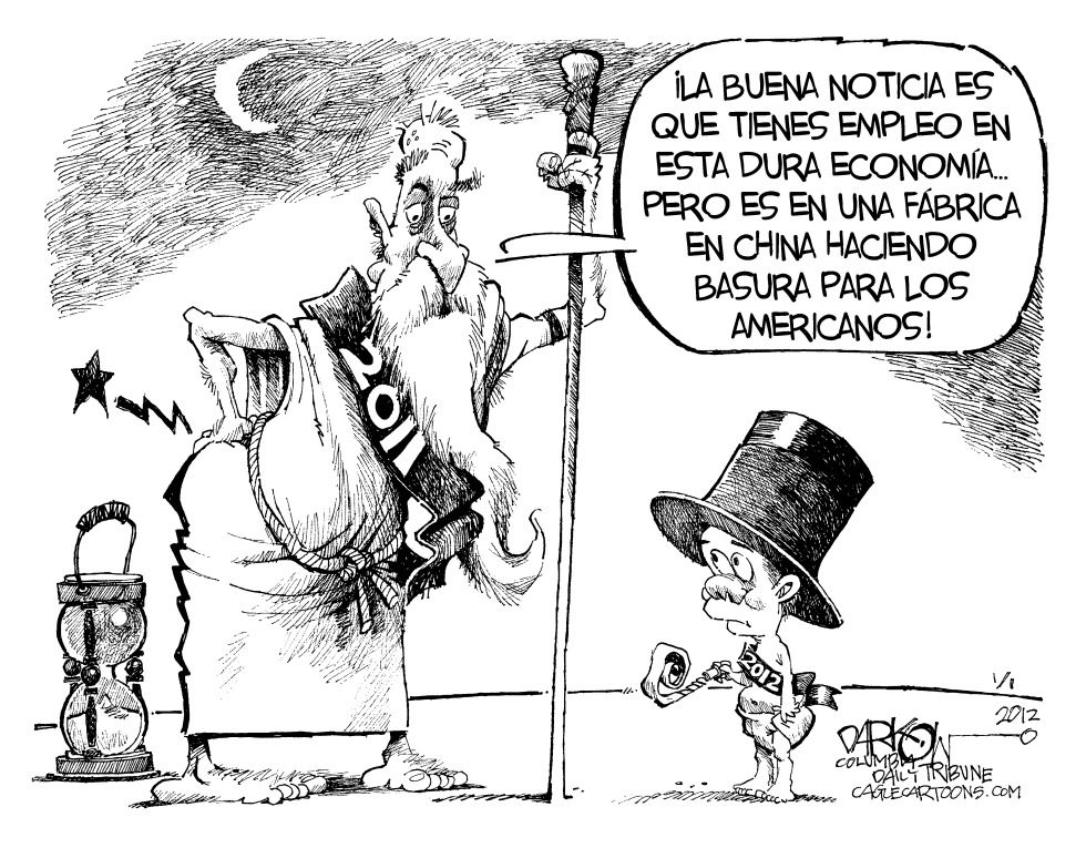 Nuevo Empleo del Bebe de Año Nuevo