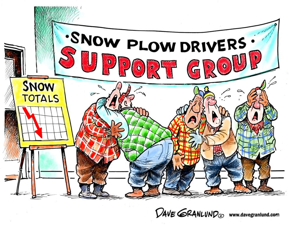  LOW SNOW TOTALS by Dave Granlund