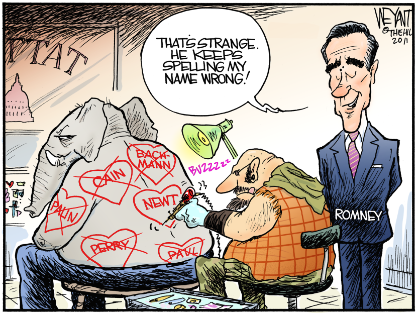 No Love for Romney
