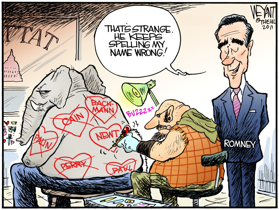 No Love for Romney