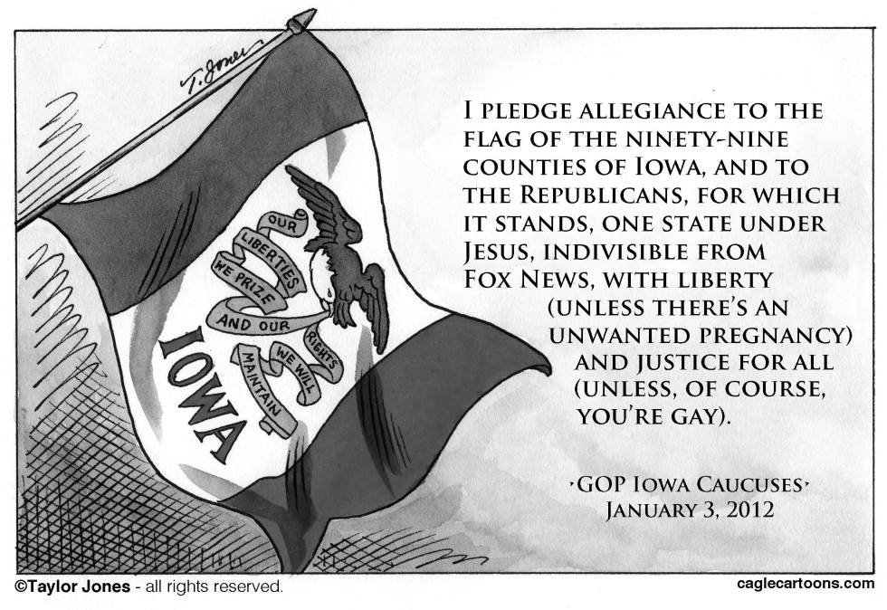 Iowa caucus pledge