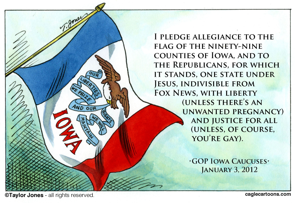  IOWA CAUCUS PLEDGE  by Taylor Jones