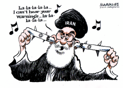 IRAN DEFIANT ON NUKES by Jimmy Margulies