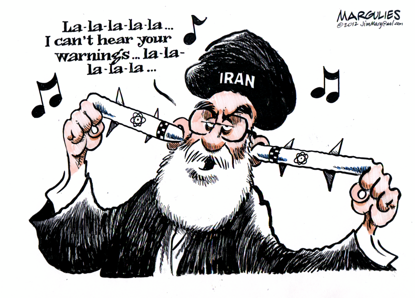 Iran defiant on nukes color