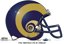 OTRA TEMPORADA DE LOS RAMS POR EL DRENAJE by R.J. Matson
