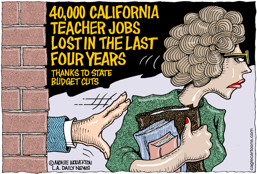 LOCAL-CA 40000 Teachers Ousted COLOR