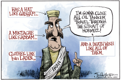 IRANIAN THREATS by Joe Heller
