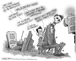 EXHUMING REAGAN BW by John Cole