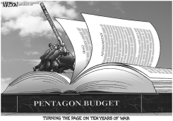 PENTAGON BUDGET CUTS by R.J. Matson