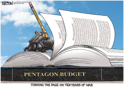 PENTAGON BUDGET CUTS by R.J. Matson