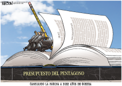 RECORTES DE PRESUPUESTO DEL PENTAGONO by R.J. Matson