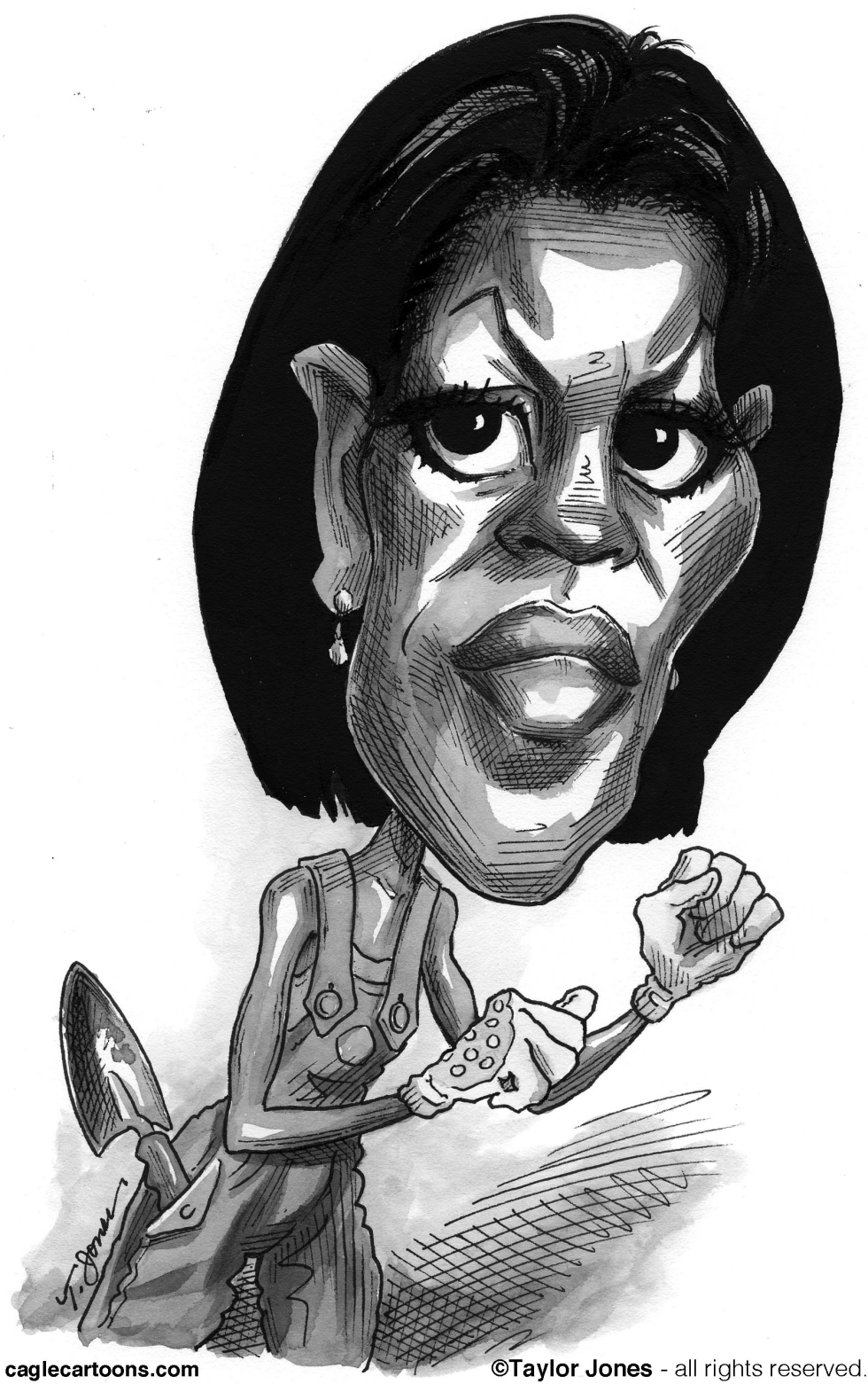 Michelle Obama guards her turf