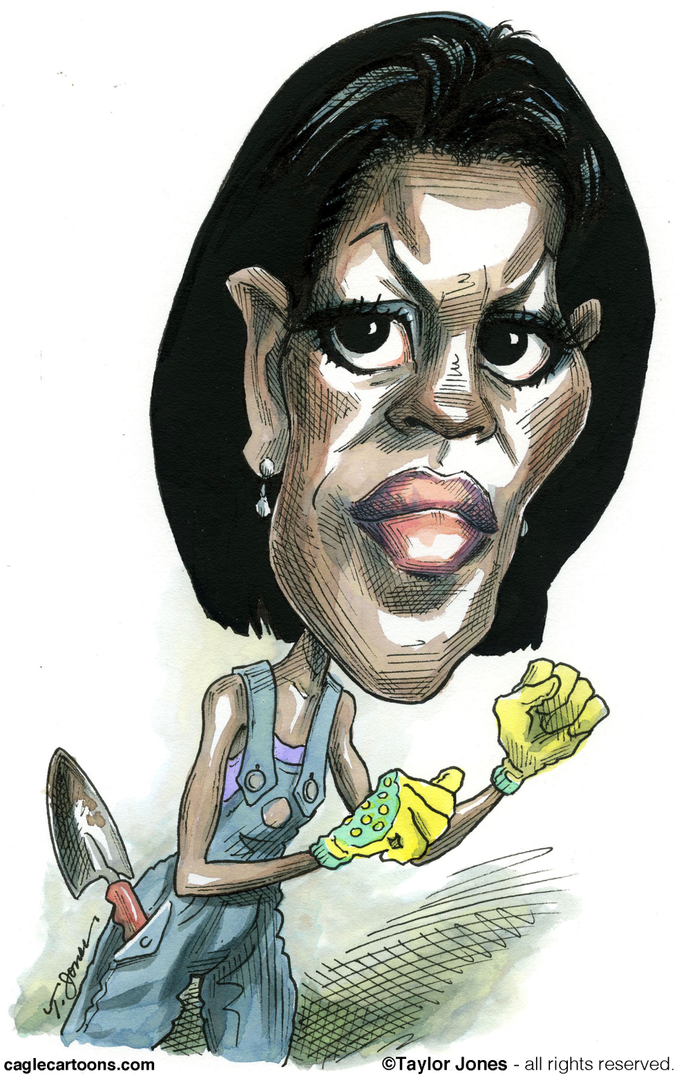 Michelle Obama cuida su Territorio