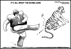 ALABAMA KICKS LSUS BUTT by J.D. Crowe