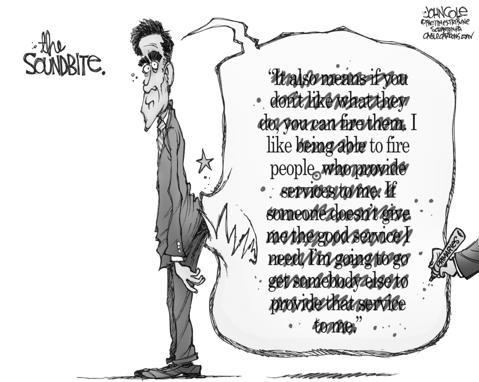 Romney soundbite BW
