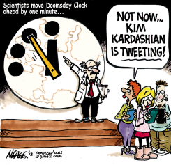 DOOMSDAY CLOCK by Steve Nease