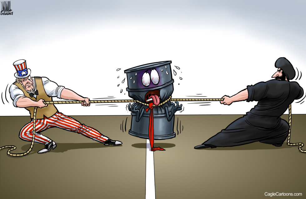 Oil tug-of-war