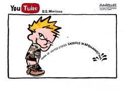 MARINES URINATING ON TALIBAN  by Jimmy Margulies