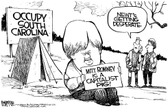 NEWT OCCUPIES SC by Rick McKee