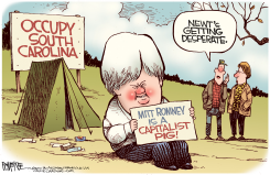 NEWT OCCUPIES SC  by Rick McKee