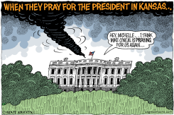 PRAYING FOR THE PRESIDENT IN KANSAS by Monte Wolverton