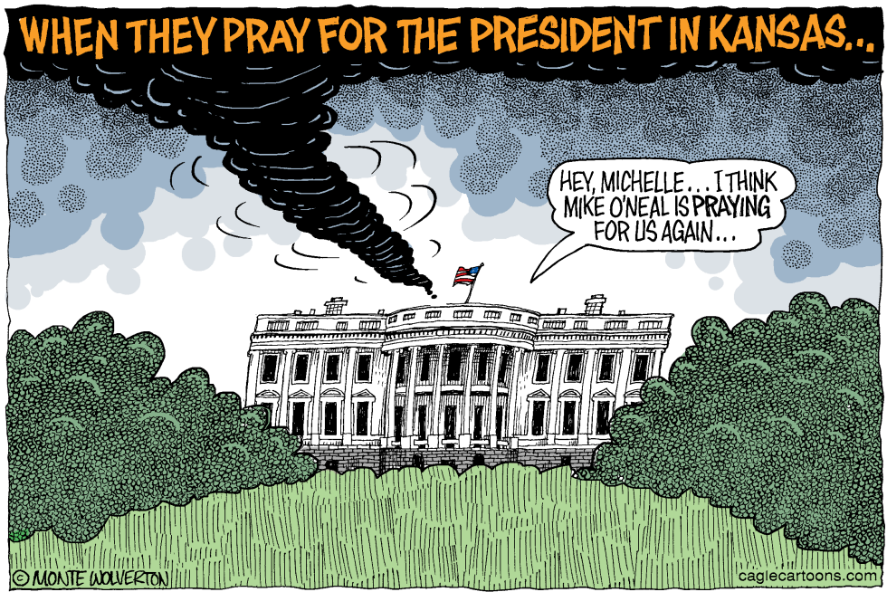  PRAYING FOR THE PRESIDENT IN KANSAS by Wolverton