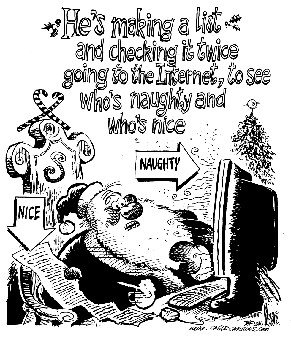  NAUGHTY OR NICE by Mike Lane