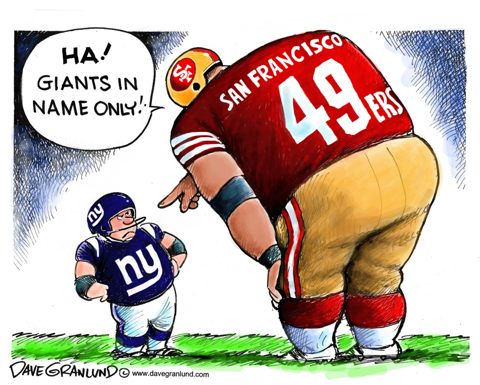Giants vs 49ers for NFC trophy