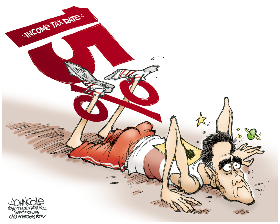 Romney tax rate COLOR