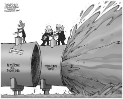 PIPELINE POLITICS BW by John Cole