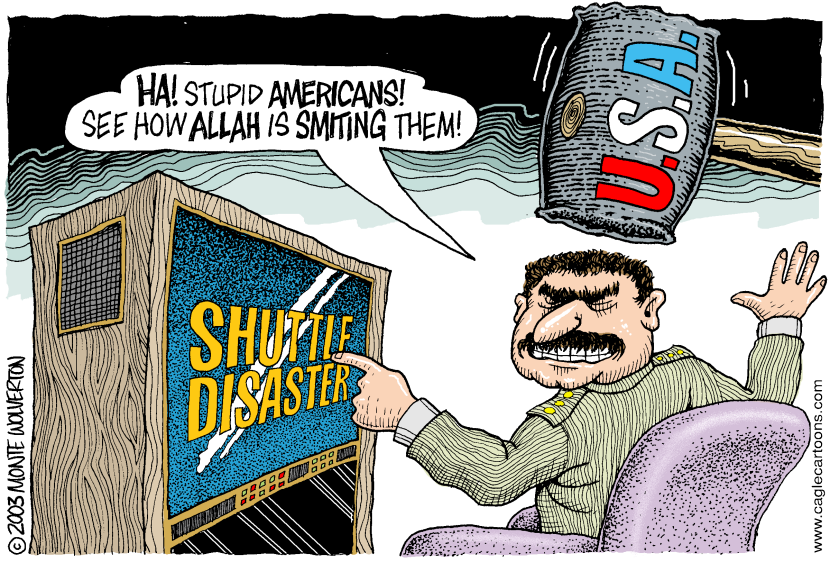 COLOR Saddam and the Shuttle