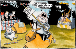 SCOTTISH INDEPENDENCE JOUST by Iain Green