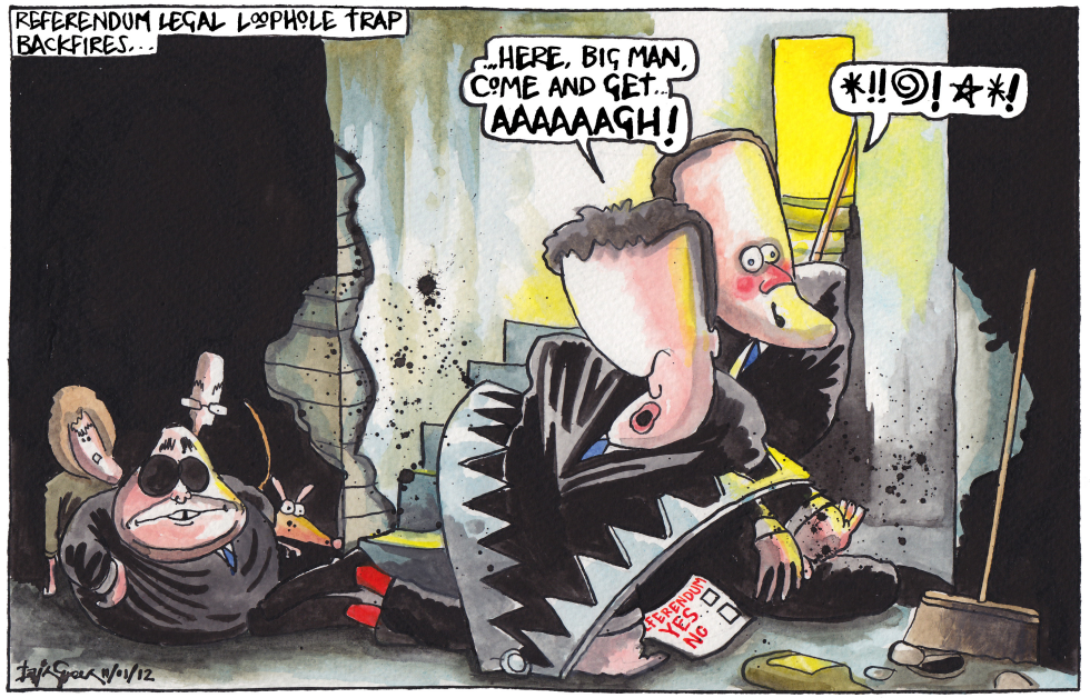 SCOTTISH REFERENDUM BEARTRAP BACKFIRES
