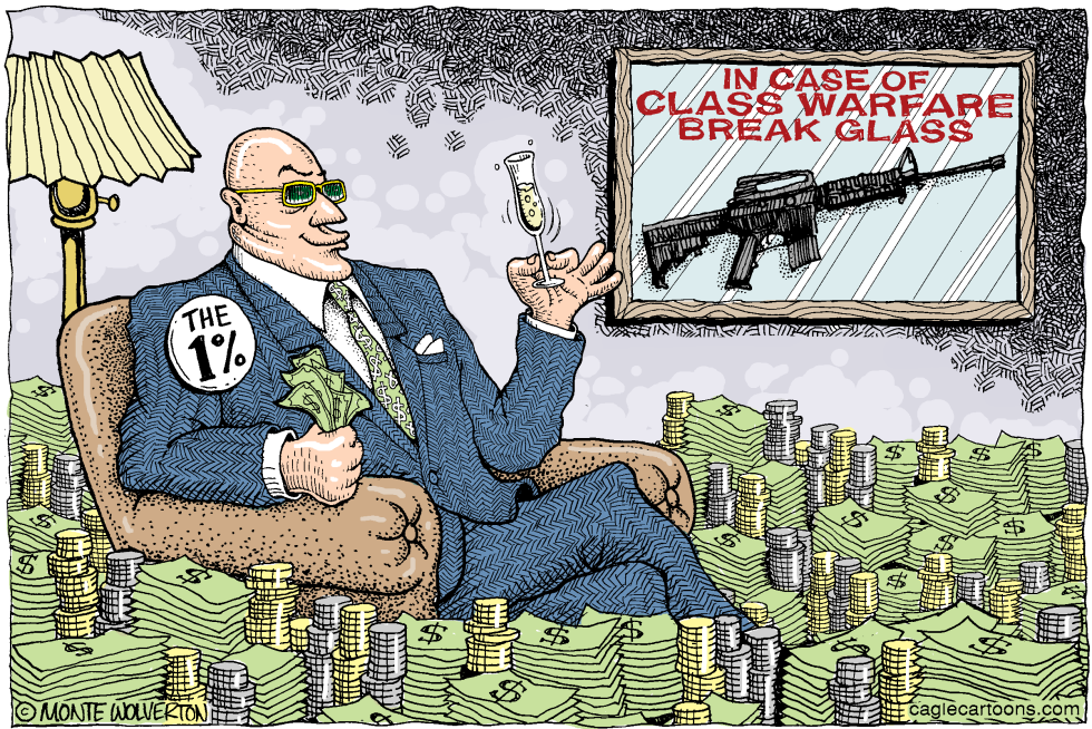 in case of class warfare    COLOR