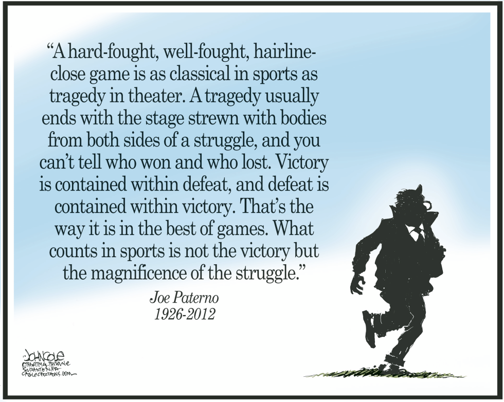 Joe Paterno dies COLOR
