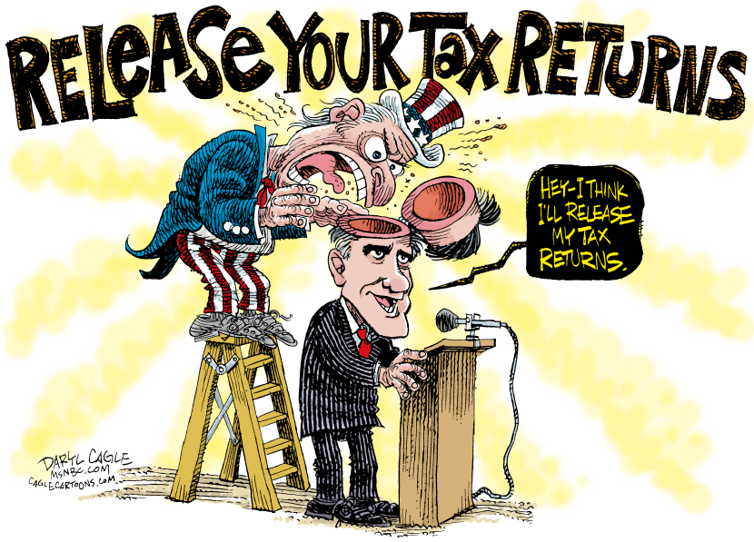 Romney Tax Returns COLOR