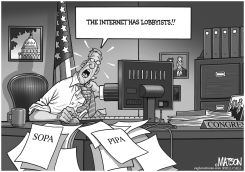 ONLINE STOPS SOPA by R.J. Matson