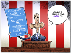 STATE OF THE UNION BLUEPRINT by Christopher Weyant