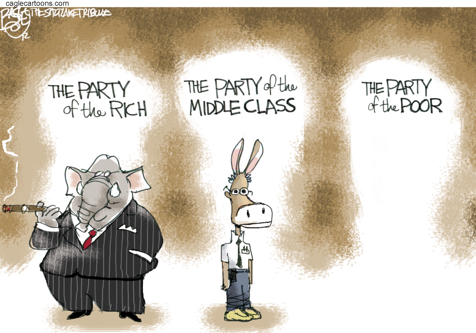  TWO PARTY SYSTEM by Pat Bagley