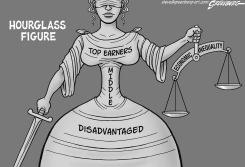 ECONOMIC JUSTICE BW by Steve Greenberg